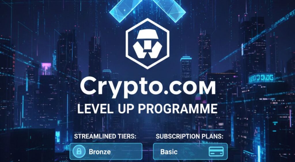 Crypto.com Relaunches Level Up Programme with Streamlined Tiers and Subscription Plans
