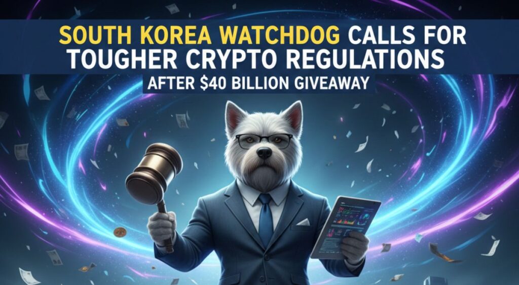 South Korea Watchdog Calls for Tougher Crypto Regulations After $40 Billion Giveaway