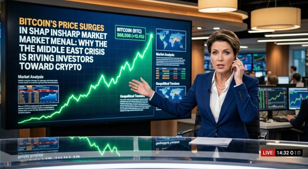 Bitcoin’s Price Surges in Sharp Market Reversal: Why the Middle East Crisis Is Driving Investors Toward Crypt