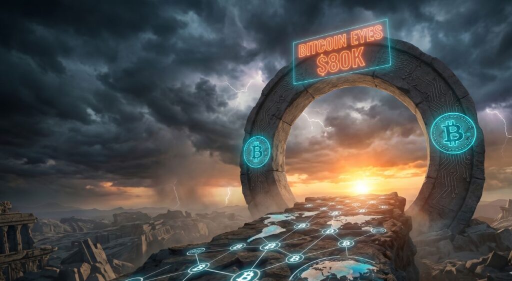 Bitcoin Eyes $80K as Geopolitics Stir Market Sentiment