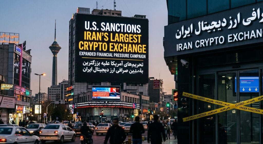 U.S. Sanctions Iran’s Largest Crypto Exchange in Expanded Financial Pressure Campaign